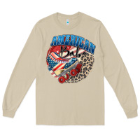 Mushroom American babe Long Sleeve Tee - Zillion Design Studio