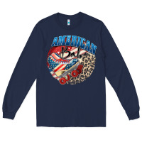 Navy American babe Long Sleeve Tee - Zillion Design Studio