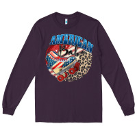 Plum American babe Long Sleeve Tee - Zillion Design Studio
