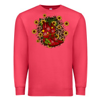 Cardinal boots wood slice ornament Premium Sweatshirt - JahusDesignShop