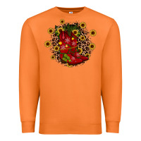 Carrot boots wood slice ornament Premium Sweatshirt - JahusDesignShop