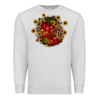 Dove Grey boots wood slice ornament Premium Sweatshirt - JahusDesignShop
