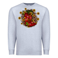 Heather Grey boots wood slice ornament Premium Sweatshirt - JahusDesignShop