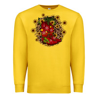 Lemon boots wood slice ornament Premium Sweatshirt - JahusDesignShop