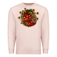 Pale Pink boots wood slice ornament Premium Sweatshirt - JahusDesignShop