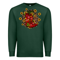 Sports Green boots wood slice ornament Premium Sweatshirt - JahusDesignShop