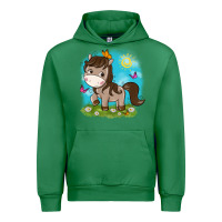 Emerald little cute horse Urban Hoodie - NancyCooperArtShop