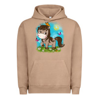Pigment Burro little cute horse Urban Hoodie - NancyCooperArtShop