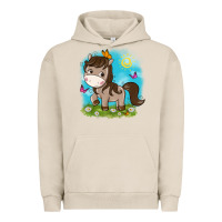 Pigment French Oak little cute horse Urban Hoodie - NancyCooperArtShop