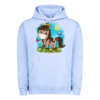 Pigment Grape Ice little cute horse Urban Hoodie - NancyCooperArtShop