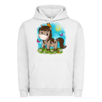 Pigment Lunar Rock little cute horse Urban Hoodie - NancyCooperArtShop