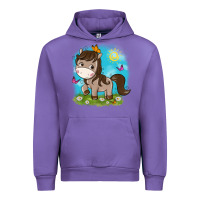 Tulip little cute horse Urban Hoodie - NancyCooperArtShop
