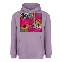 Lavender pink glitter leopard cowhide Heavyweight Hoodie - JahusDesignShop