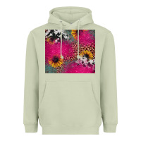 Matcha pink glitter leopard cowhide Heavyweight Hoodie - JahusDesignShop