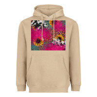 Mushroom pink glitter leopard cowhide Heavyweight Hoodie - JahusDesignShop