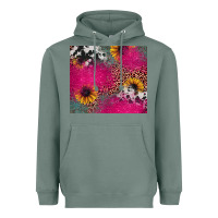 Sage pink glitter leopard cowhide Heavyweight Hoodie - JahusDesignShop