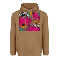Toasted Coconut pink glitter leopard cowhide Heavyweight Hoodie - JahusDesignShop