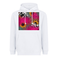 White pink glitter leopard cowhide Heavyweight Hoodie - JahusDesignShop