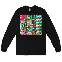 Black fuck everything skeletons Long Sleeve Tee - AdoDesignShop