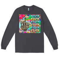 Smoke fuck everything skeletons Long Sleeve Tee - AdoDesignShop