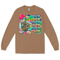 Toasted Coconut fuck everything skeletons Long Sleeve Tee - AdoDesignShop