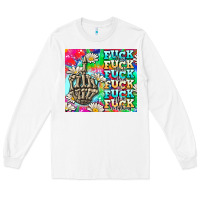 White fuck everything skeletons Long Sleeve Tee - AdoDesignShop