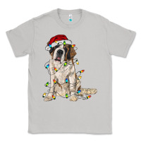 Moon Dust saint bernard with christmas lights Classic Tee - RanaPortraitStore