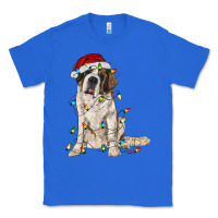 True Royal saint bernard with christmas lights Classic Tee - RanaPortraitStore