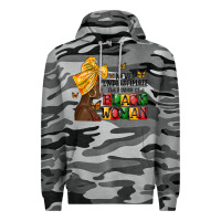 Slate Camo never understimate the power of a black woman Premium Hoodie - MaliasSmallBusiness