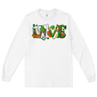 White Dental Love St. Patricks Day Long Sleeve Tee - RanaPortraitStore