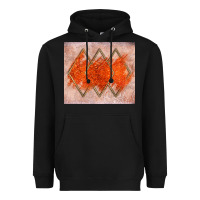 Black orange glitter Heavyweight Hoodie - JahusDesignShop