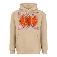 Mushroom orange glitter Heavyweight Hoodie - JahusDesignShop
