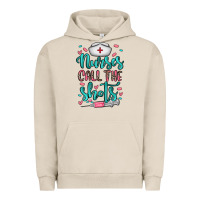 Pigment French Oak nurses call the shots Urban Hoodie - NancyCooperArtShop