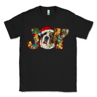 Black Saint Bernard Christmas joy, Classic Tee - RanaPortraitStore