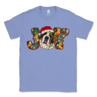 Colony Blue Saint Bernard Christmas joy, Classic Tee - RanaPortraitStore