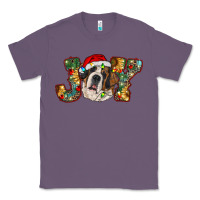 Lavender Saint Bernard Christmas joy, Classic Tee - RanaPortraitStore
