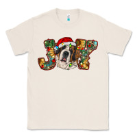 Natural Saint Bernard Christmas joy, Classic Tee - RanaPortraitStore