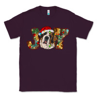 Plum Saint Bernard Christmas joy, Classic Tee - RanaPortraitStore