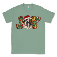 Sage Saint Bernard Christmas joy, Classic Tee - RanaPortraitStore