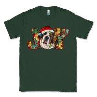 Sports Green Saint Bernard Christmas joy, Classic Tee - RanaPortraitStore