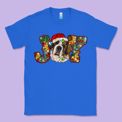 Saint Bernard Christmas Joy, Classic Tee Designed By Ranaportraitstore