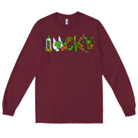Burgundy Dental Love St. Patricks Day Long Sleeve Tee - RanaPortraitStore