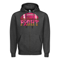 Charcoal Heather Together We Fight Zipper Hoodie - texasbilliewilder
