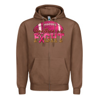 Chestnut Together We Fight Zipper Hoodie - texasbilliewilder