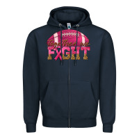 Navy Together We Fight Zipper Hoodie - texasbilliewilder