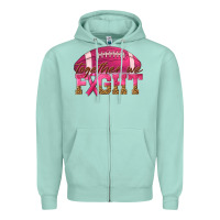 Seafoam Together We Fight Zipper Hoodie - texasbilliewilder