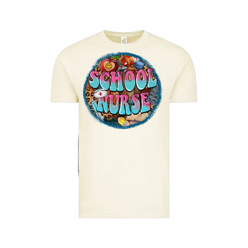Western Groovy School Nurse Vintage Tee by BarkalooDesign | Teevron