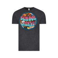 Vintage Black western groovy school nurse Vintage Tee - BarkalooDesign