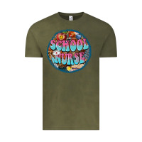 Vintage Olive western groovy school nurse Vintage Tee - BarkalooDesign