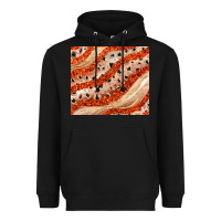 Black orange glitter Heavyweight Hoodie - JahusDesignShop